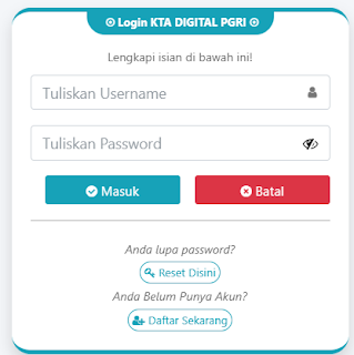 Register PGRI Majene - Persatuan Guru Republik Indonesia Cabang Kabupaten Majene